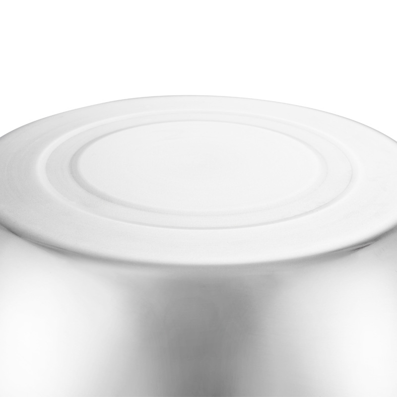 不锈钢特厚油鼓鼓型 涨形调料缸无磁加深油盆9/10/11寸批发白底实物图