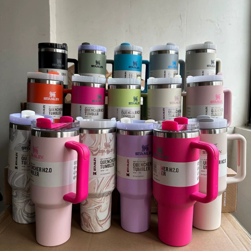 跨境亚马逊ebay爆款史丹利stanley2代40OZ不锈钢户外车载保温杯