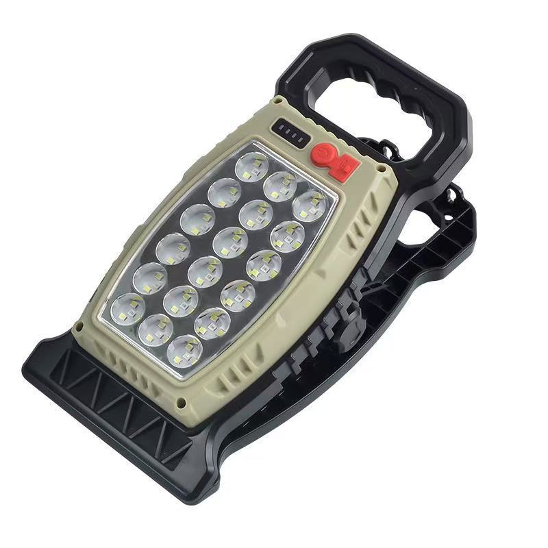LED outdoor solar no-hole clip light, waterproof and dustproof, high-brightness, multi-adjustable emergency light, garden light