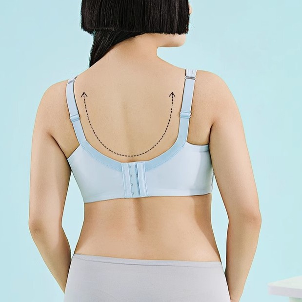 Cross-border large-sized seamless lingerie, women's thin bra, large chest, 200 pounds, fat girl bra, gathering anti-sagging, adjustable type Specification image