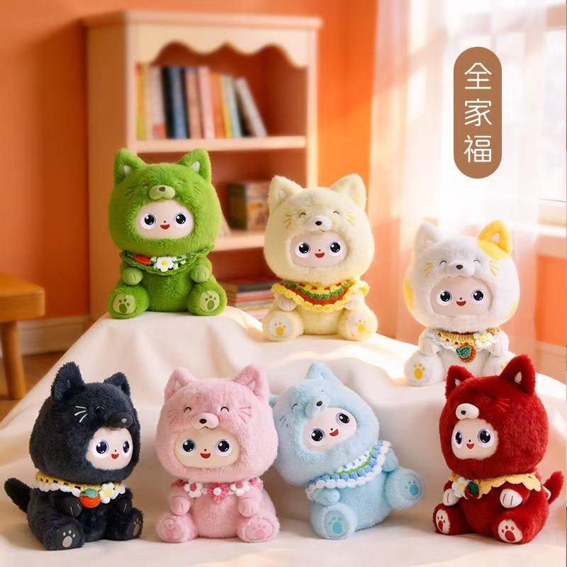 ai毛绒玩具招财猫智能儿童陪伴学习互动陪伴安抚讲故事可跨境出海