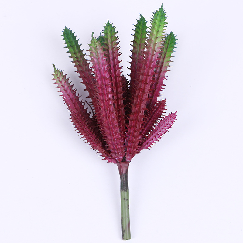 防真插花/多肉仿真花/仿真花/微景观手工苔藓批发/针织花产品图