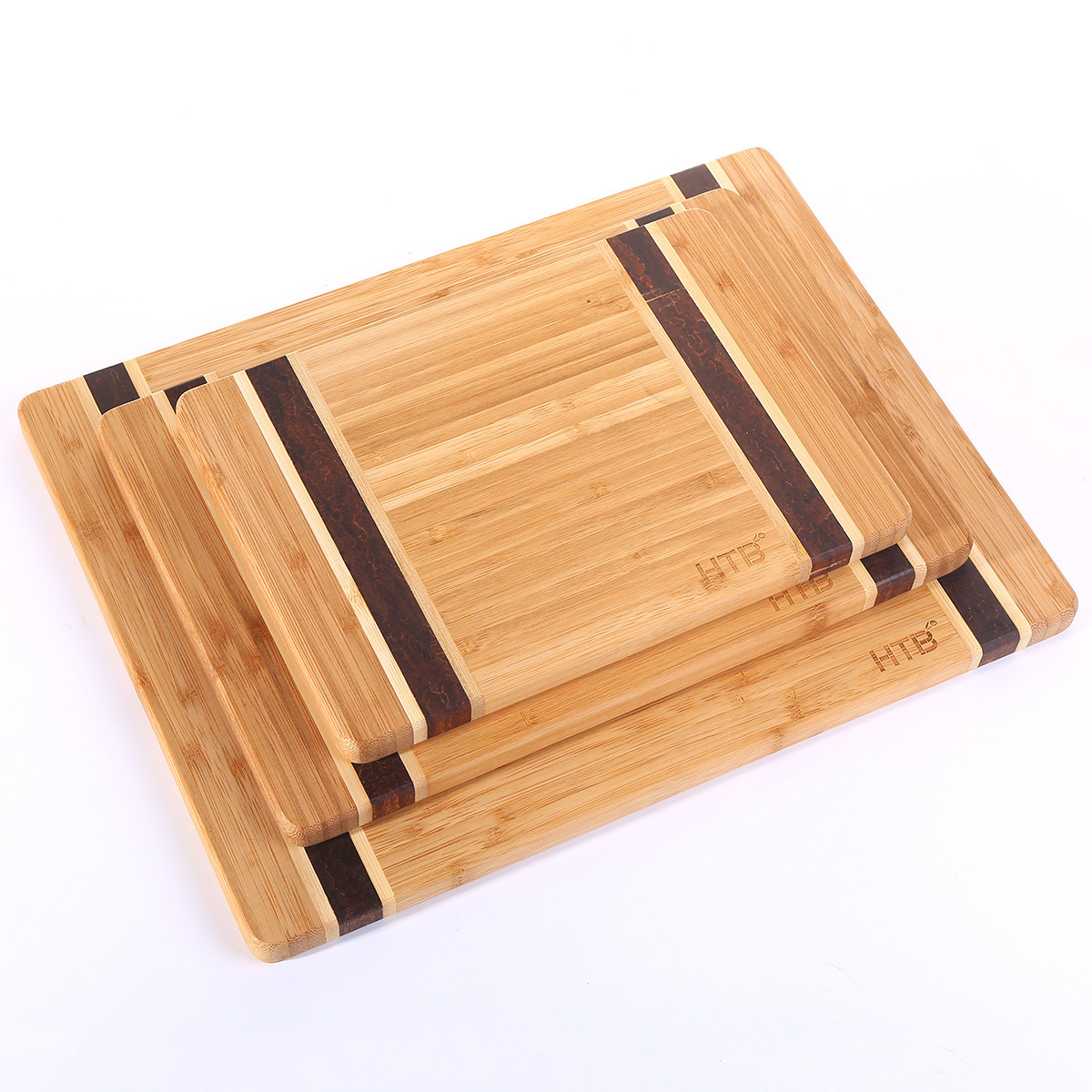 Customized Nan bamboo household vegetable cutting board, square bamboo and wood cutting board, travel fruit cutting board, portable camping small cutting board Item Picture