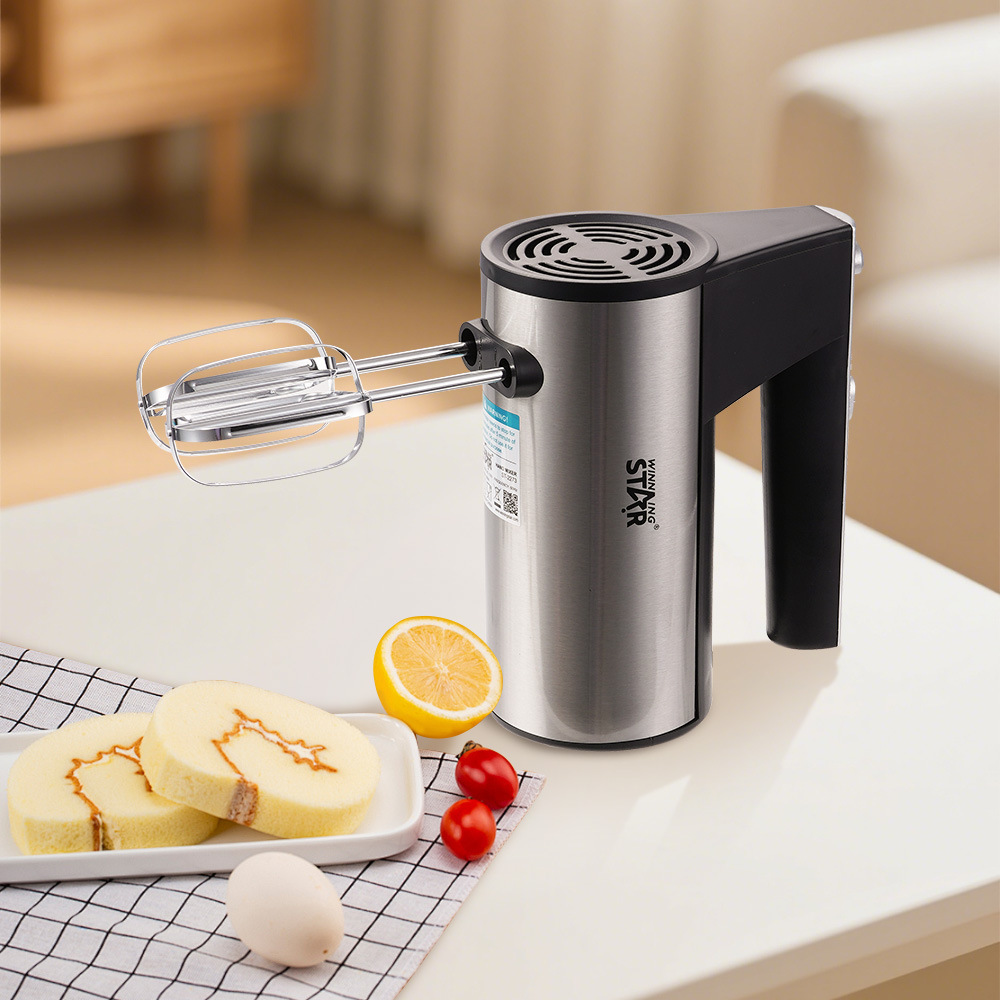 WINNINGSTAR Cross-border Household egg cream whipping Cake Baking Stirring handheld electric Egg beater details Picture