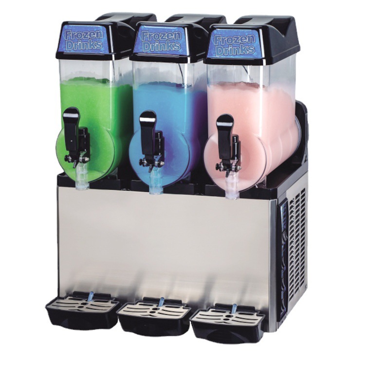 Snow slime machine, commercial beverage machine, double-cylinder and triple-cylinder snow melting machine, milk tea shop, self-service restaurant, ice cream, juice and cold drink machine Item Picture