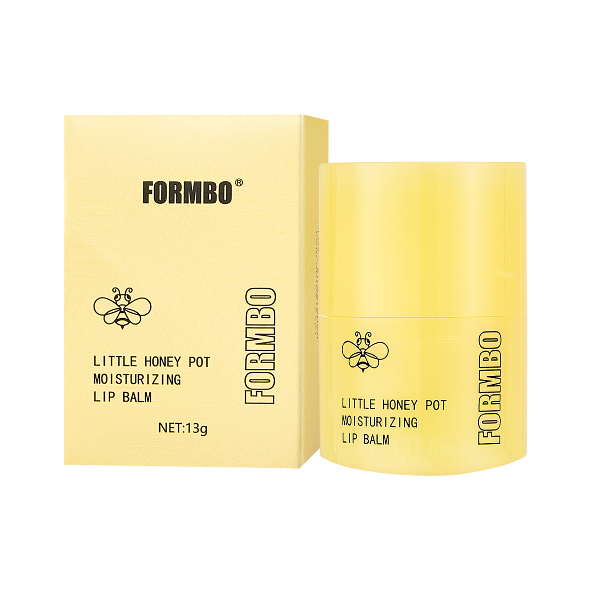 【 Cross-border Exclusive 】FORMBO Small Honey Jar Lip Balm Moisturizing and Hydrating Lip Care Lip Balm Wholesale Item Picture