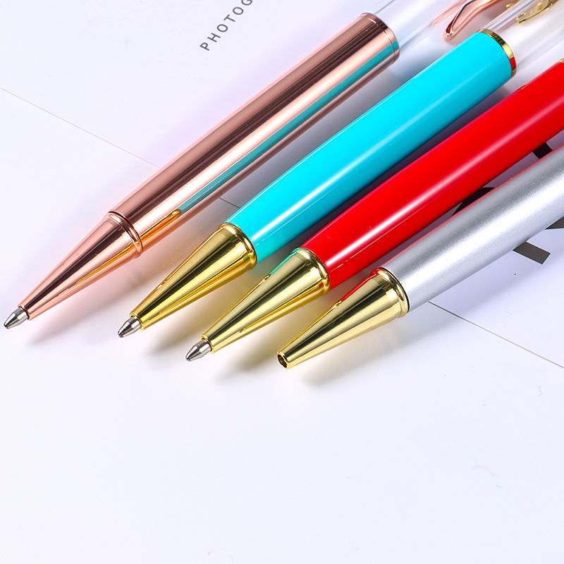 Wholesale of DIY handcrafted crystal pens, new creative hand-oiled ballpoint pens, diy diamond pens, custom-made empty rods details Picture