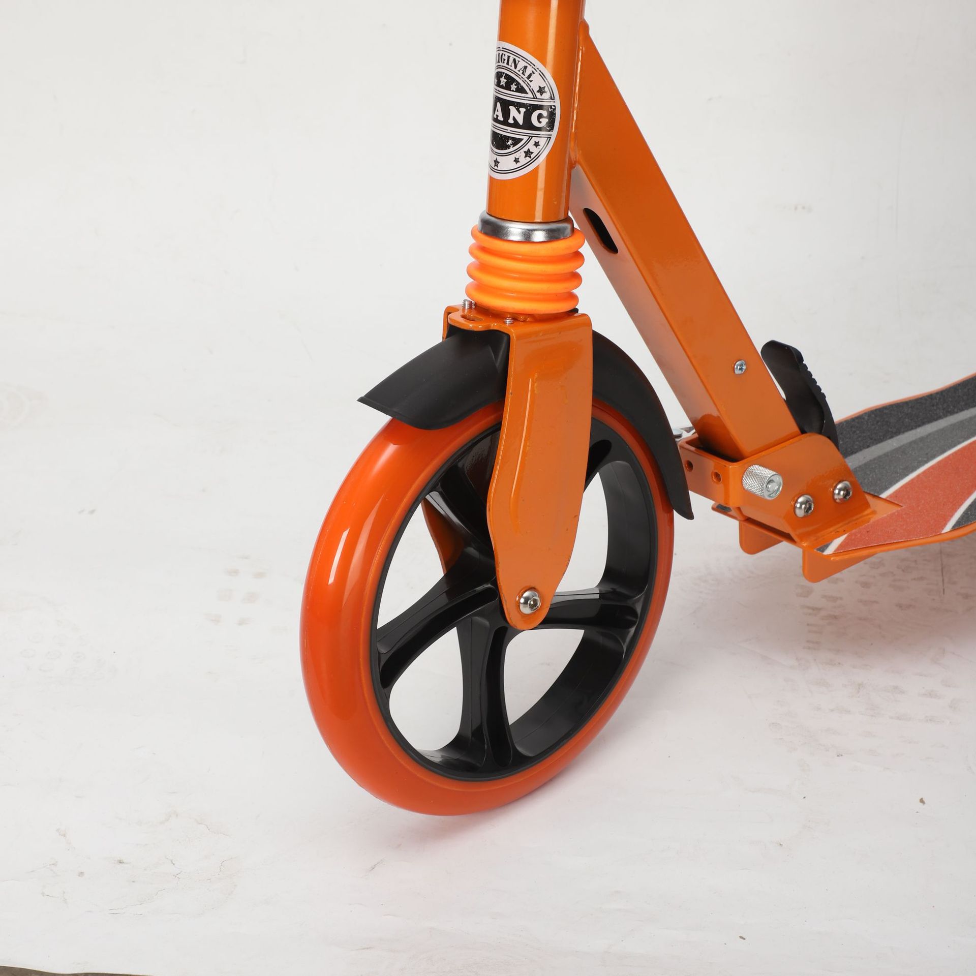 Wholesale of cross-border foldable large-wheel foot brake children's scooters, teenagers' campus and adults' commuting vehicles details Picture