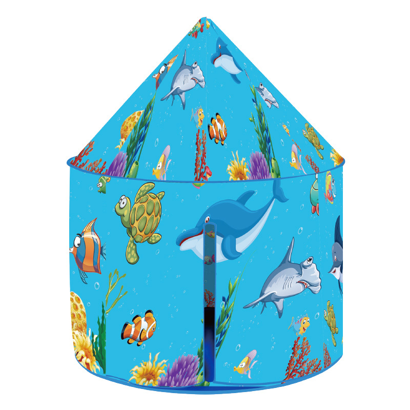 Cross-border Amazon children's tent play house, yurt castle, foldable indoor and outdoor baby play house Specification image