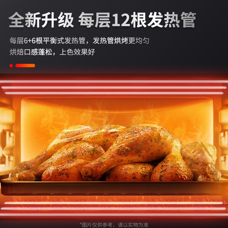 Commercial large, large-capacity electric oven with two layers and four trays for baking bread, mooncakes, egg tarts, cakes and pizza Application Scenario