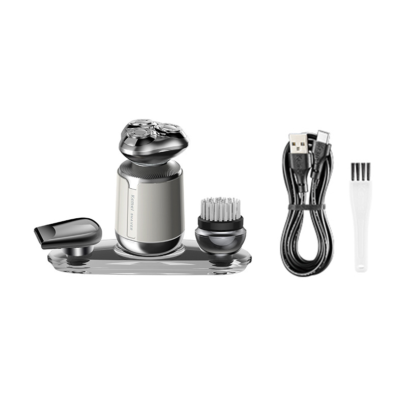 kemei cross border electric razor waterproof barbeer knife multifunción 3 en 1 set de afeitador magnético Application Scenario