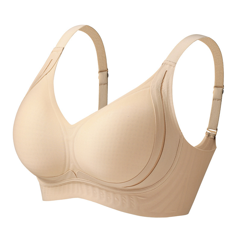 Anti-gravity lift bra for women, thin fixed cup, no steel ring, comfortable, traceless breast retraction, anti-sagging bra Item Picture