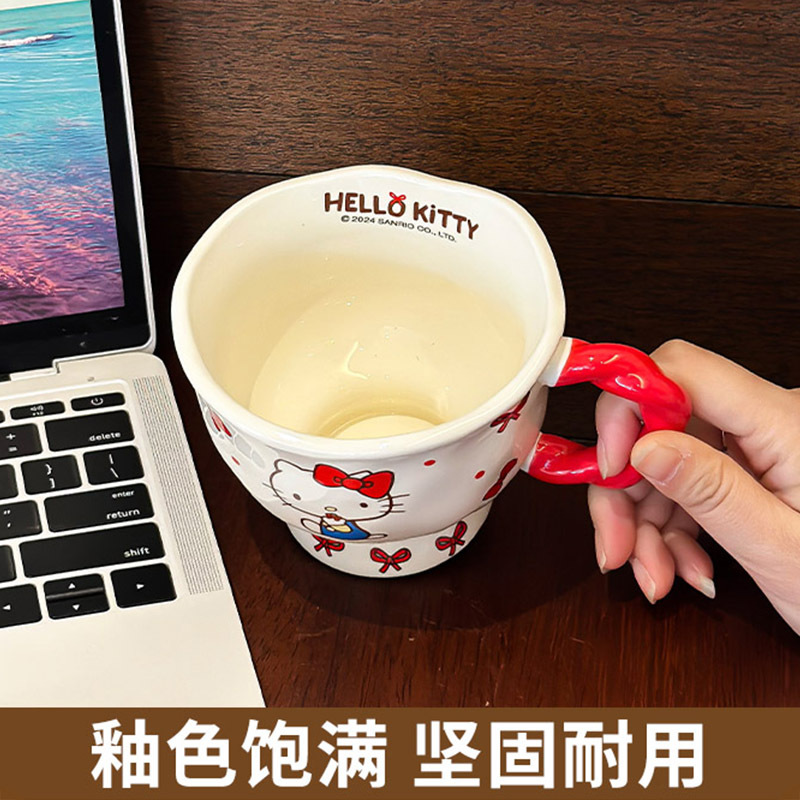 Christmas Nordic cartoon ceramic cups, ceramic cups, ceramic pattern cups Application Scenario