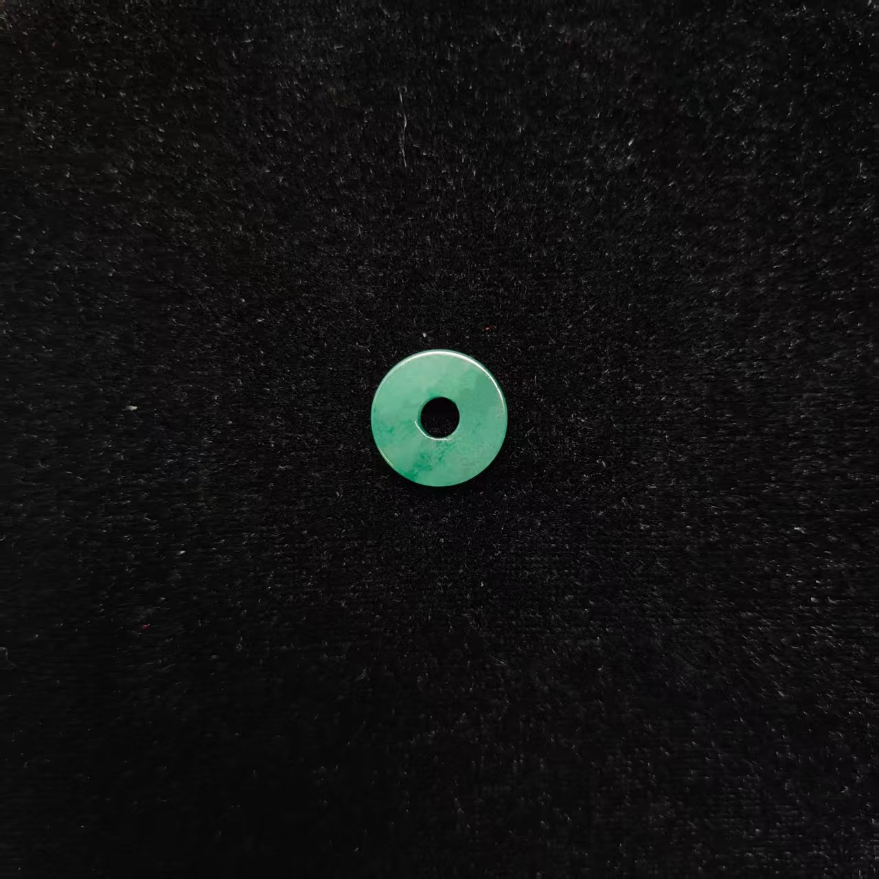 天然非洲翠平扣吊坠手工diy珠宝配件手串手链配饰毛衣链挂件批发 details Picture