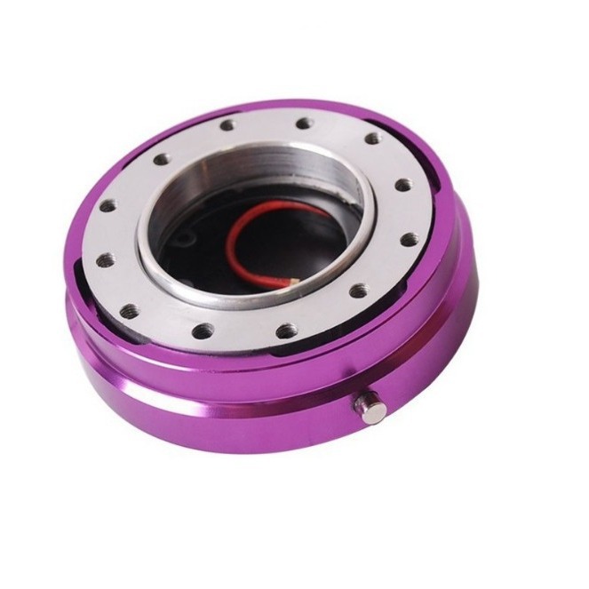 Racing car aluminum alloy steering wheel base quick-release device, thin steering wheel quick-release device connection adapter Application Scenario