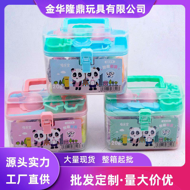16/20/24-color plasticine box, square flour clay, colored clay, children's diy parent-child toys, educational toys Application Scenario