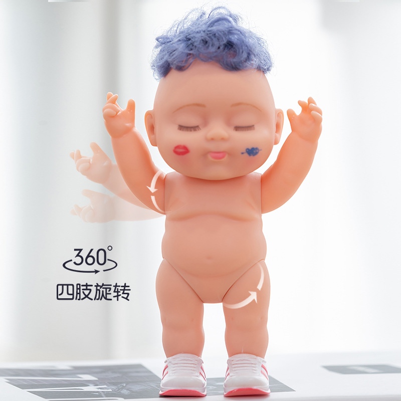 搪胶/芭比娃娃/聚美DIY潮品/拉布布/手工娃娃细节图