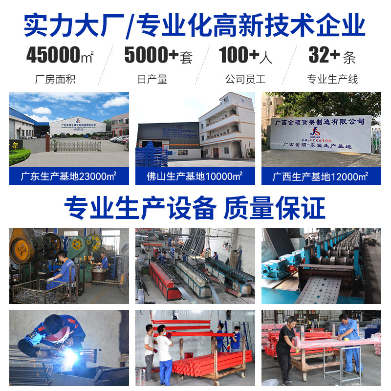 Wholesale of light and heavy cargo racks, multi-layer goods storage racks, household express storage racks, warehouse shelves details Picture
