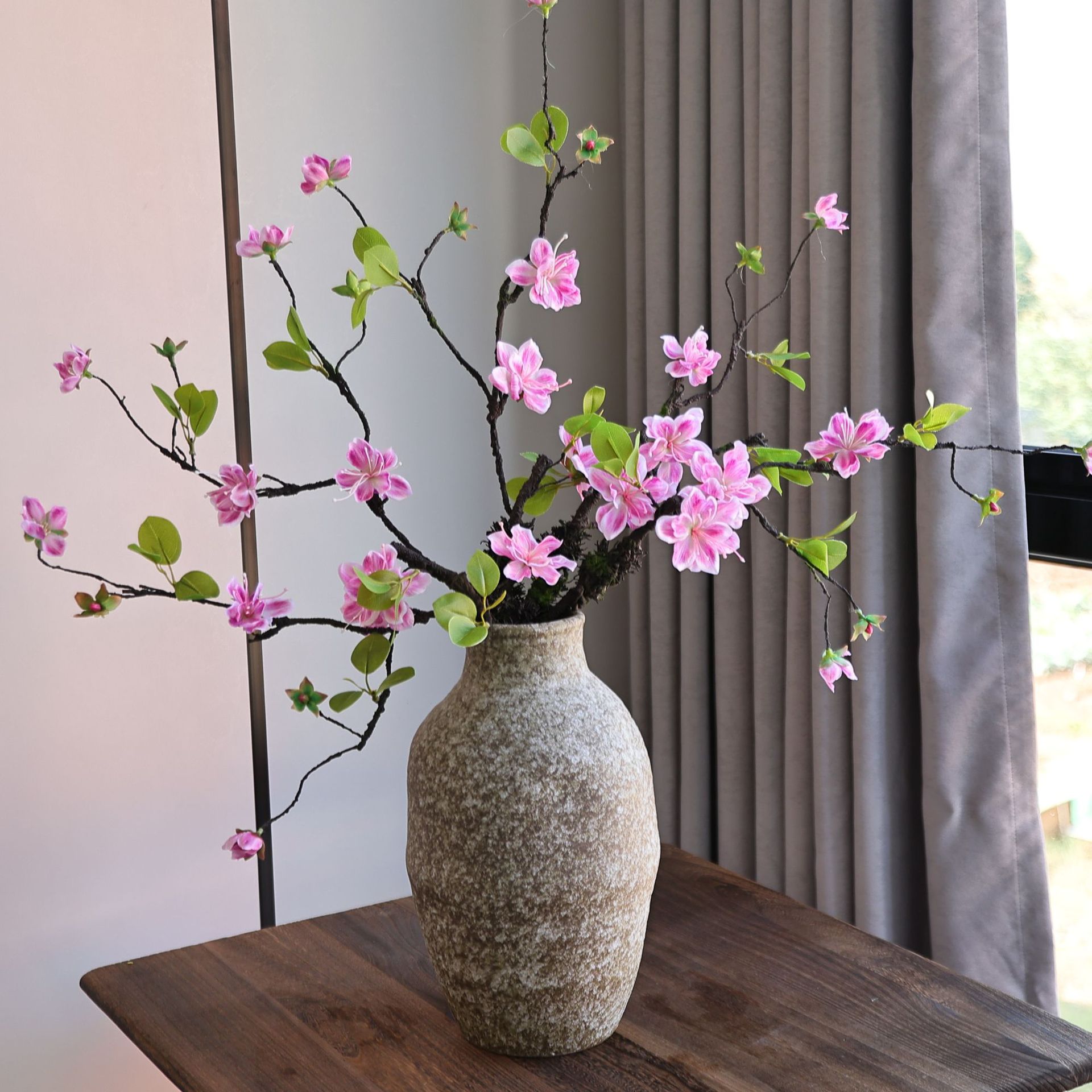 仿真花金丝兰家居中式古典茉莉花假花插花摆件新中式花朵家居装扮