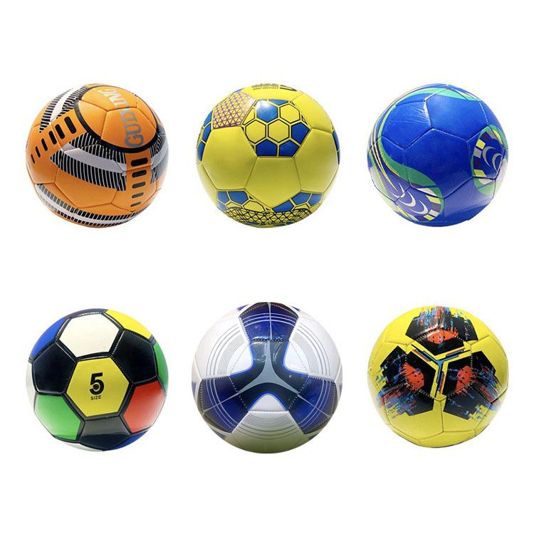 PVC发泡足球学生4号机缝足球青少年5号球加厚训练比赛用现货批发产品图