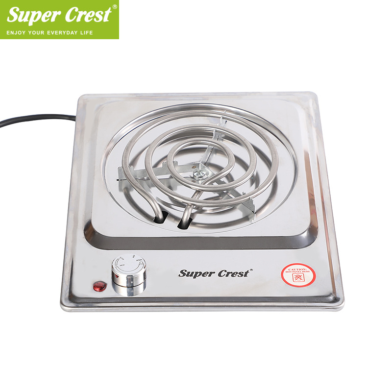Super Crest 跨境欧规小型家用方形电热炉 多功能大功率加热电炉
