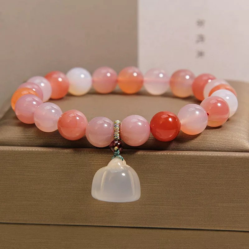 手串/合香珠手串/合香珠/莲花手串/水晶手工串产品图
