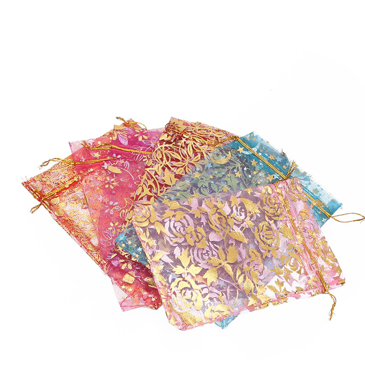 Bolsas de hilo pequeñas bolsas de caramelo caramelos paquetes de perlas bolsas de hilo de boca bolsas de embalaje transparente bolsas de hilo de submalla transfronteriza personalizado al por mayor Item Picture