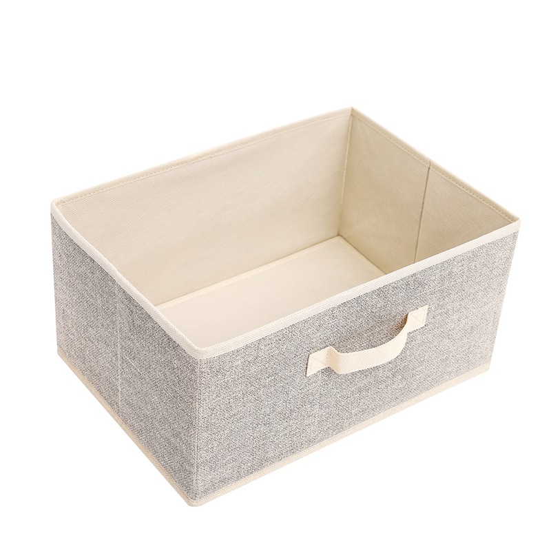 Caja de almacenamiento de escritorio no tejida caja de almacenamiento de tela tipo cajón caja de almacenamiento de ropa sin cubierta caja de almacenamiento de diversos Application Scenario