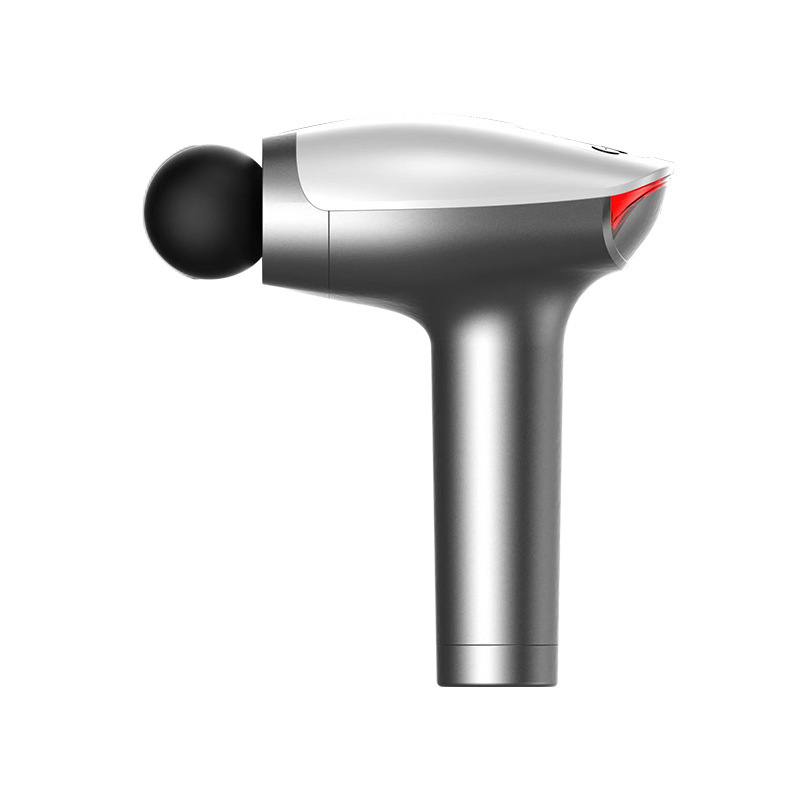 Cross-border digital display dual-head massage gun, convenient for fitness, muscle relaxation, vibration, professional grade electric fascia gun Item Picture
