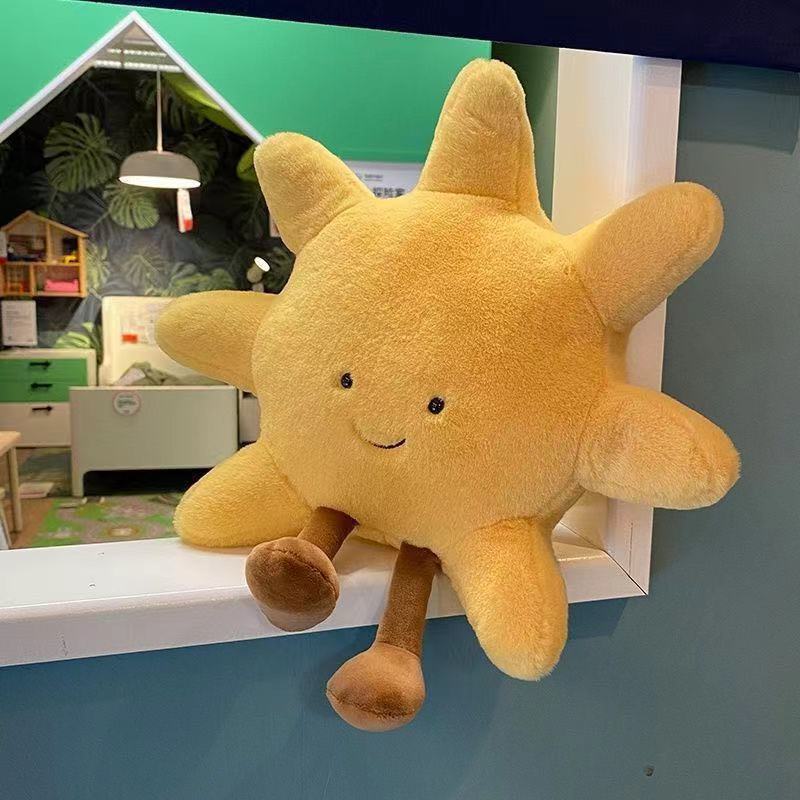 New sun and moon figurines, cute plush toys, adorable bedside sofa cushions, and sleeping pillows are perfect for your girlfriend Application Scenario