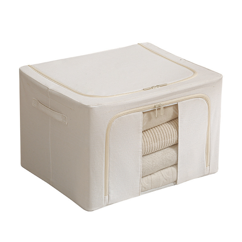 Oxford cloth storage box, clothes storage box, moisture-proof, foldable and organizing storage box, convenient travel case, portable Item Picture