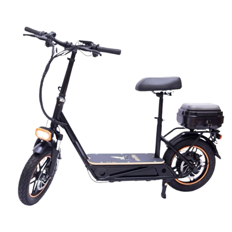 Foldable 14-inch portable electric scooter for adults, shock-absorbing urban commuting vehicle Item Picture