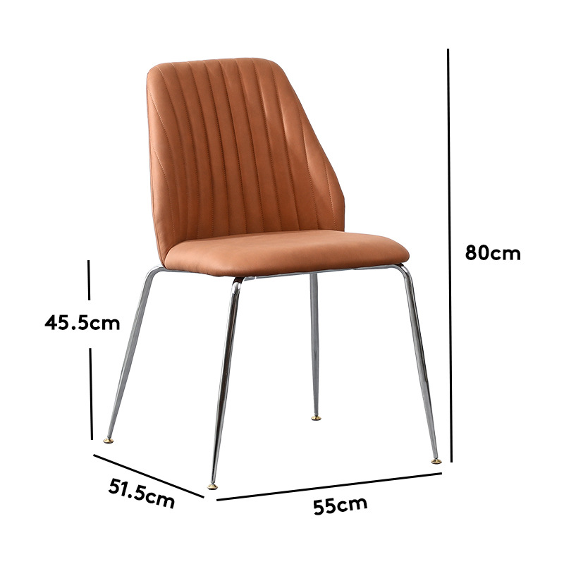Xingchen Modern simple style dining chairs, home Nordic light luxury backrest tables and chairs, Italian hotel restaurant European-style chairs and dining stools Item Picture