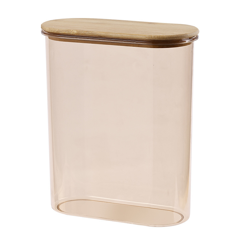 萌宠LABUB小玩偶盲盒DIY密封木盖塑料桌面收纳罐白底实物图