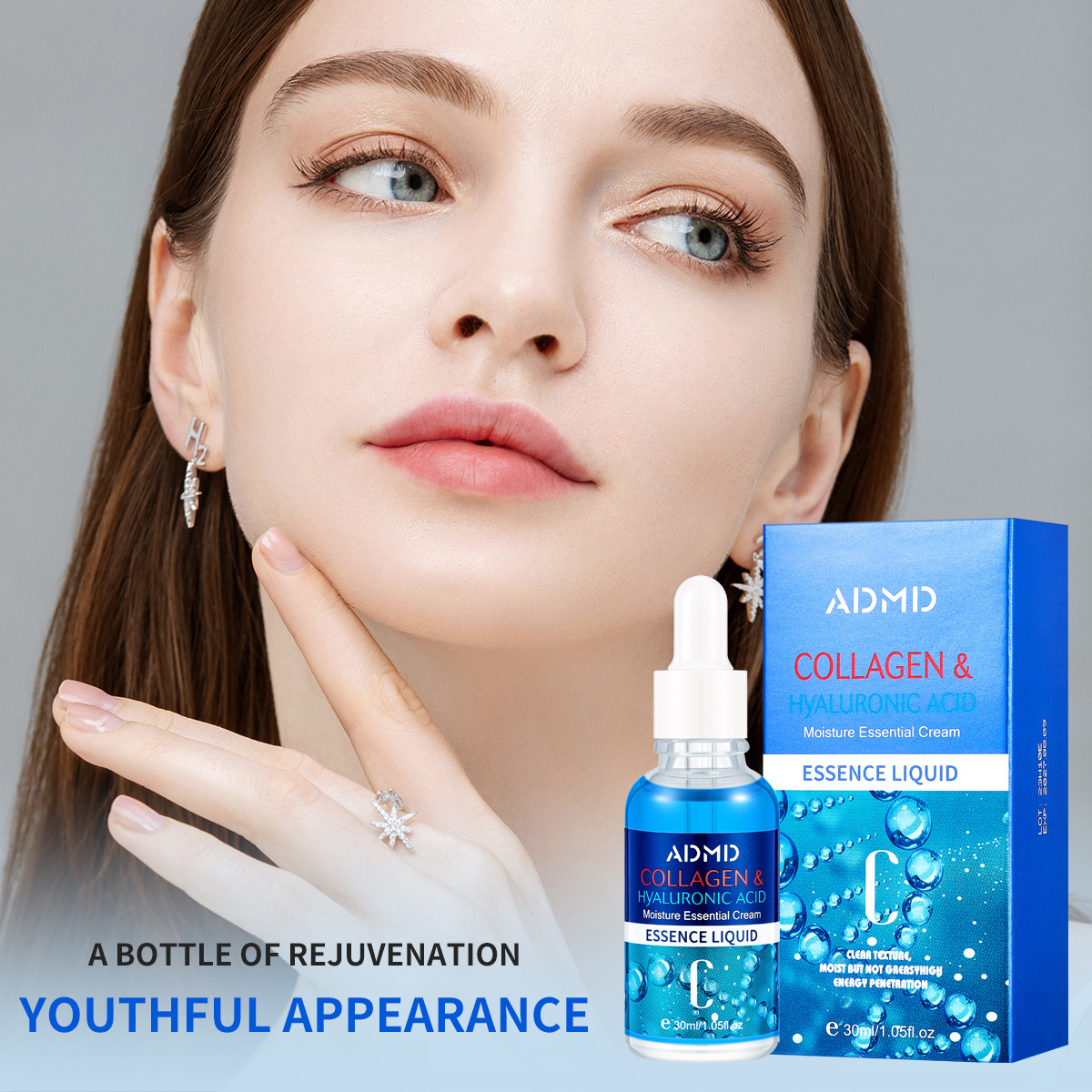 【 English Version Exclusively for Foreign Trade 】 Wholesale of Collagen Moisturizing Essence for Deep Moisturizing and Repairing the face Specification image