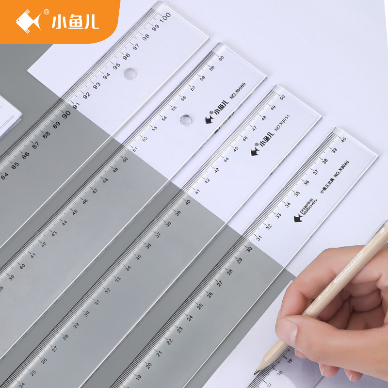 Xiaoyu transparent scale plastic transparent scale plastic ruler Application Scenario