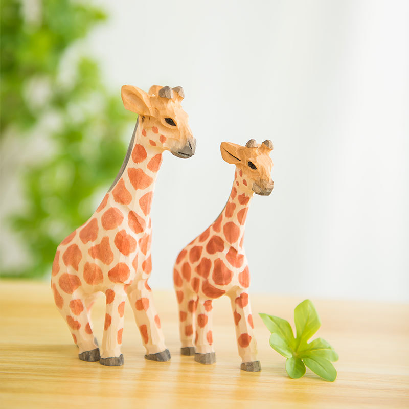 木质工艺品diy创意个性动物摆件家居客厅儿童房桌面摆设礼品批发                             产品图