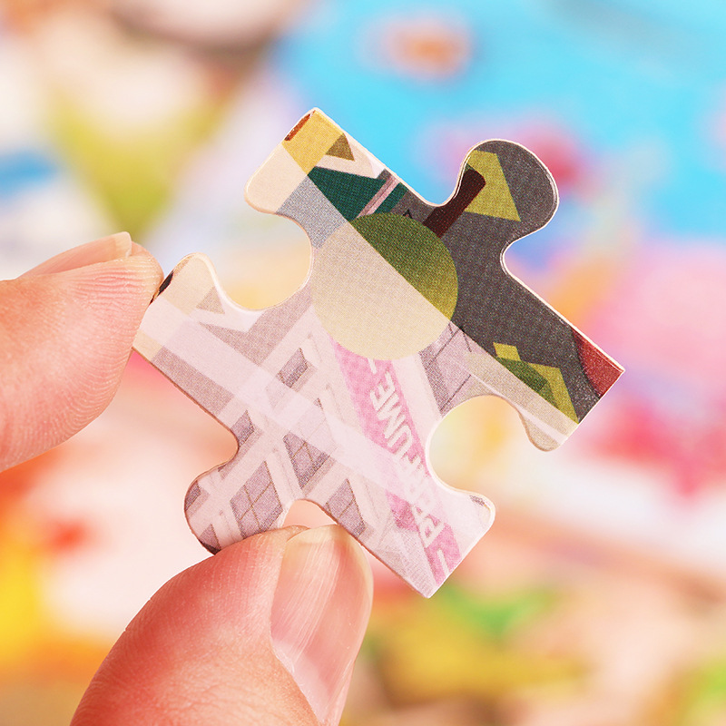 30-piece wooden jigsaw puzzle animal dinosaur cartoon children's building block, kindergarten gift, baby early education beneficial intelligence toy Application Scenario