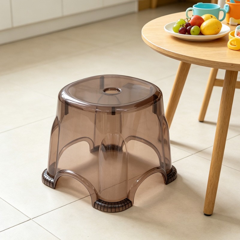 مقاعد الأطفال مقابل مقاعد الأحذية، مقاعد Small Stool مقاعد غرف المعيشة المنزلية، ومقاعد من البلاستيك مقاوم للانزلاق details Picture