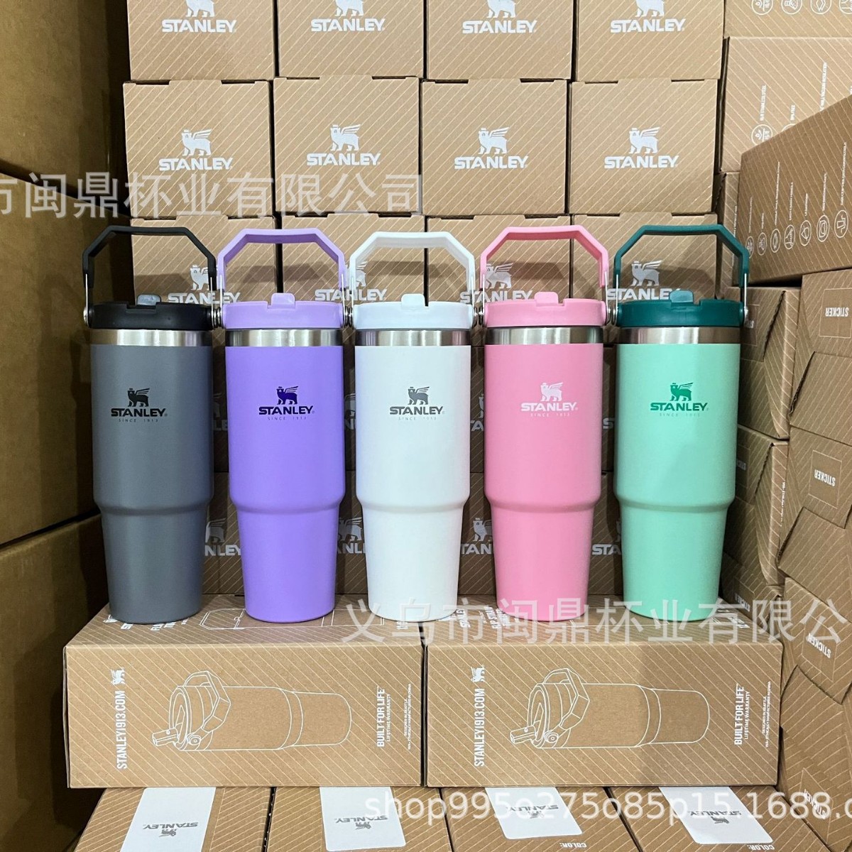 Crossover stanley mismo estilo 30oz16oz taza de automóvil 304 taza térmica de acero inoxidable taza de pajita taza de manija Specification image