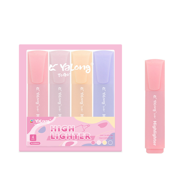 Yalong Cross-border's newly designed fluorescent note-taking pen in 2023 / high-quality markers for schools and offices