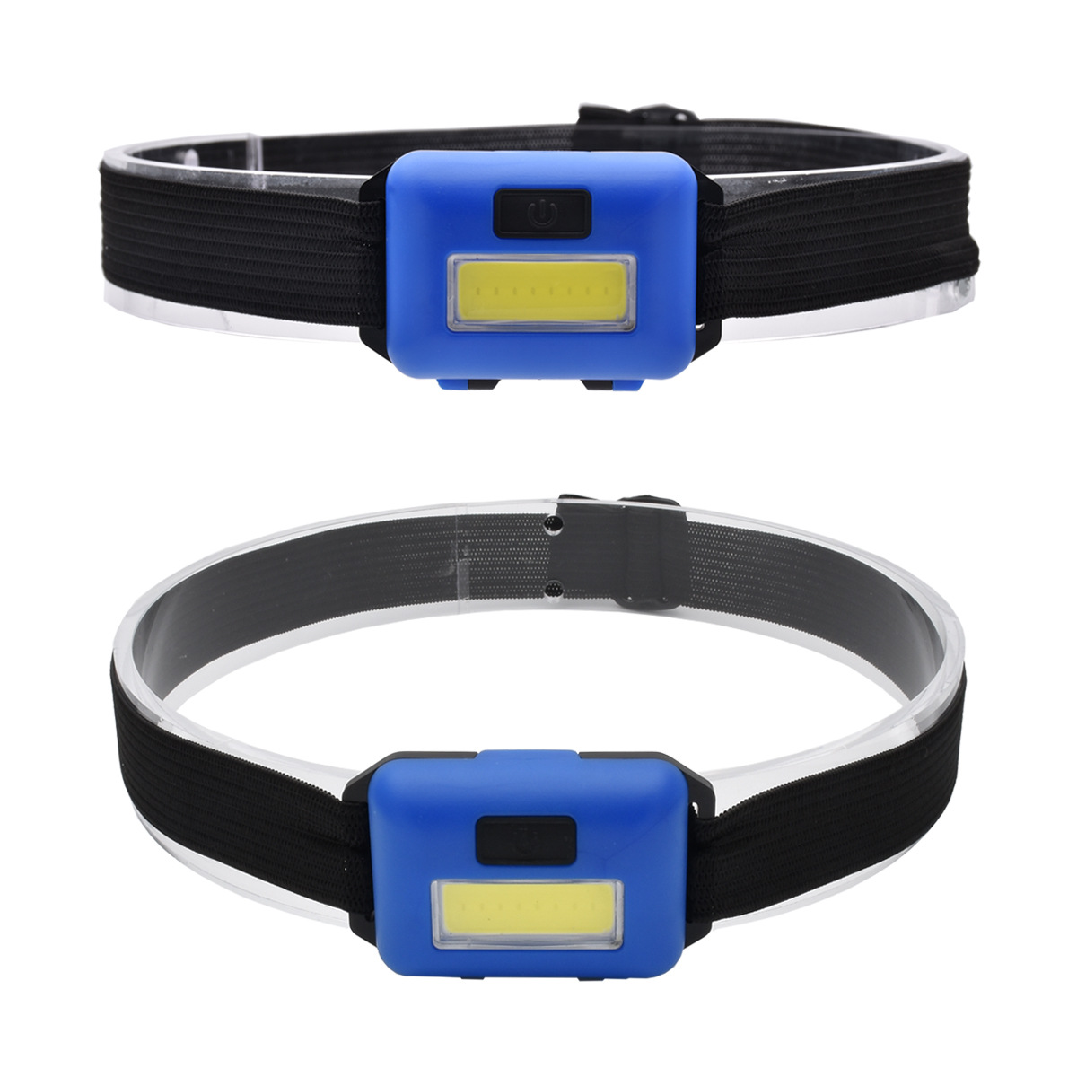 Mini COB three-section No. 7 Pool Headlamp Plastic night cycling and night fishing headlamp outdoor headlamp Item Picture