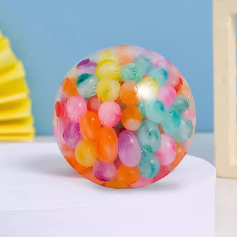 Creative healing seven-color bead kneading fun to relieve stress, vent and relieve pressure, small toys to relieve boredom, grape ball gifts Application Scenario