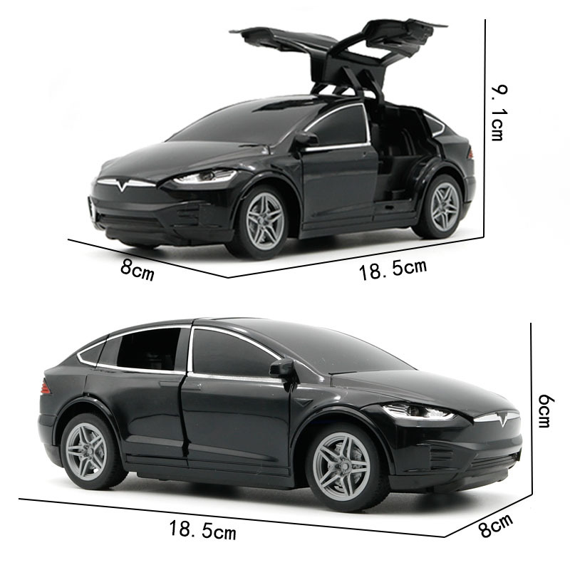 Cross-border 1:24 Tra Four-way remote control car with lights, children's simulation manual double-door toy car model Specification image