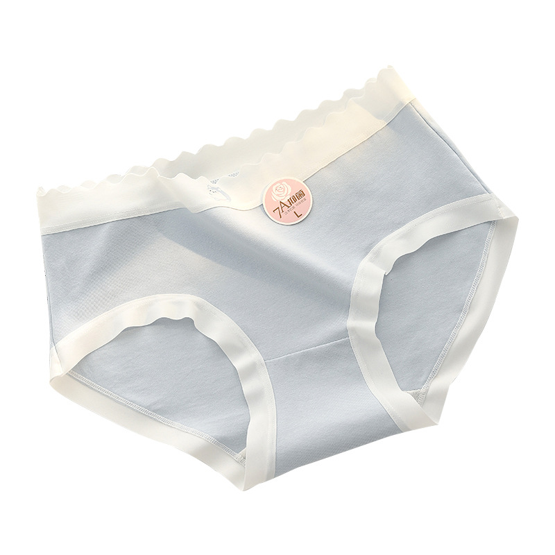 7A Full Pants Antibacterial Underpants for women: Skin-friendly, breathable, antibacterial, pure cotton, soft cotton feel, seamless, nude, elastic women's underpants Item Picture