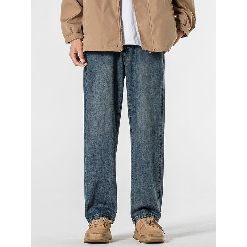 男士牛仔裤薄款/男士修身牛仔裤的夏天/牛子裤男士潮流/牛仔裤/牛仔裤加绒产品图