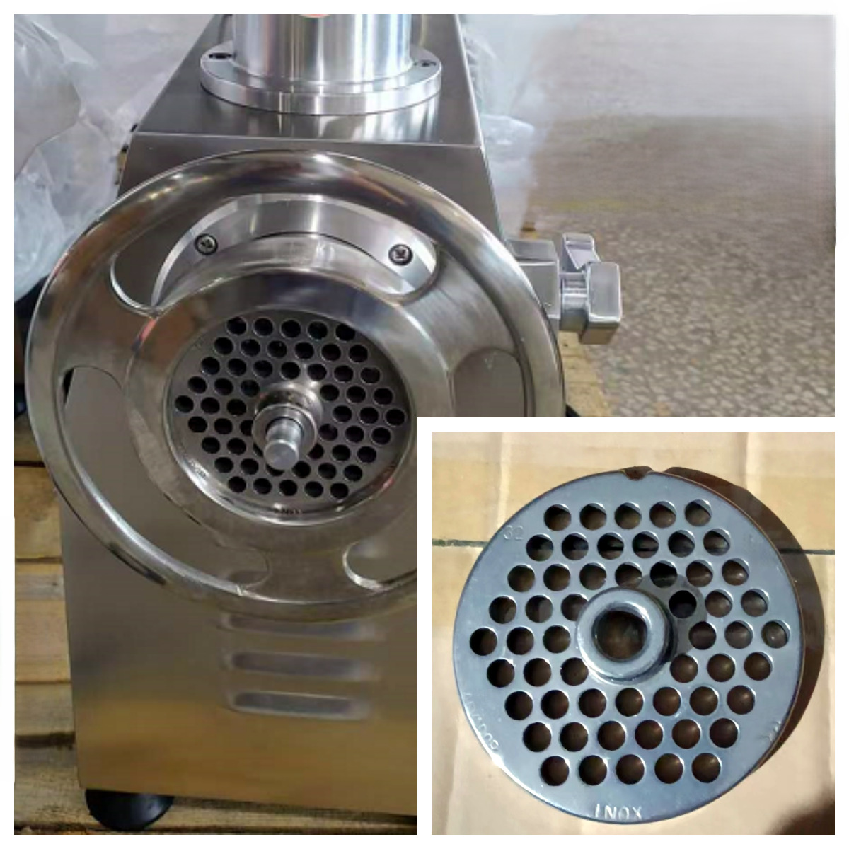 TK-32 MEAT GRINDER MINCER picadora de carne trituradora de carne de acero inoxidable details Picture