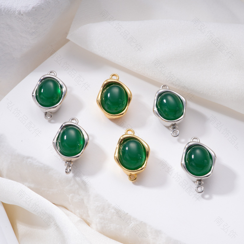 أزرار من طراز 18K من اللؤلؤ، قلادة من اللؤلؤ من طراز DIY، بسوارات مشبك بسلاسل مشبك، أزرار جديدة من الطبيعة في 2025. details Picture
