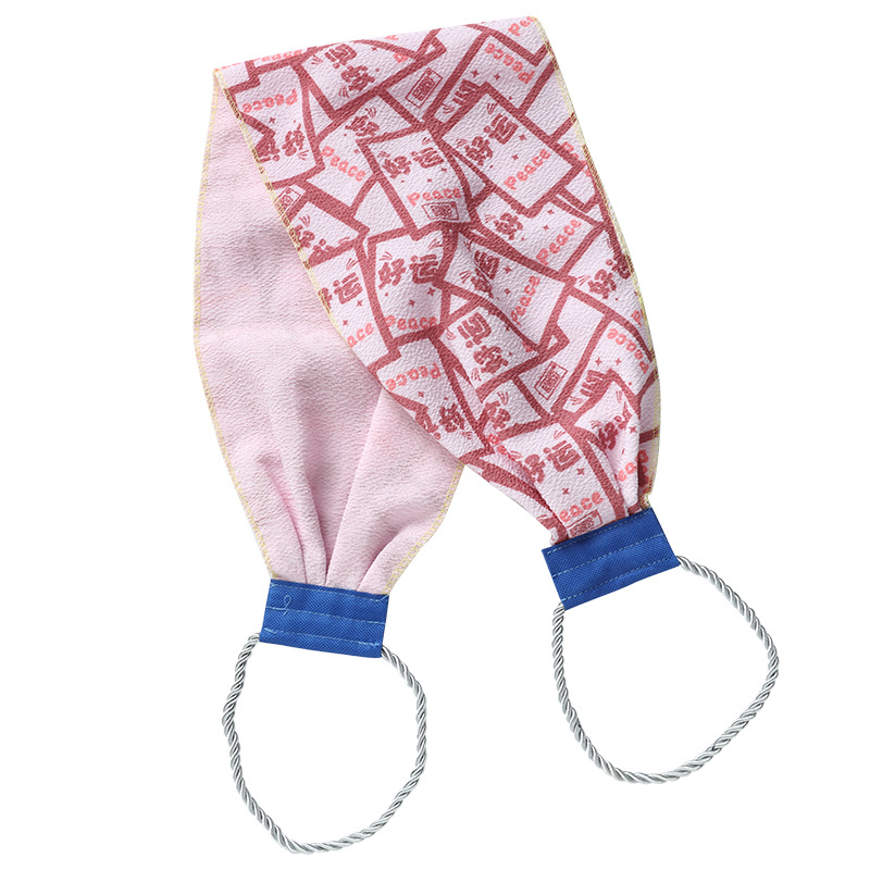 搓澡巾/搓澡手套/减压泥/沐浴刷/韩国老奶奶搓澡巾白底实物图