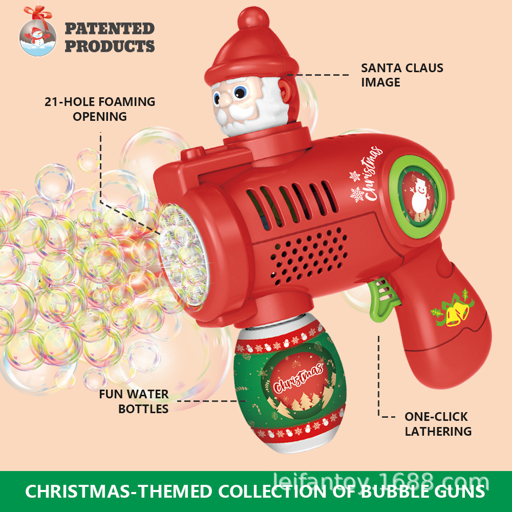Cross-border Amazon Christmas bubble machine, Halloween pumpkin fully automatic bubble blowing machine, children's outdoor bubble gun Application Scenario